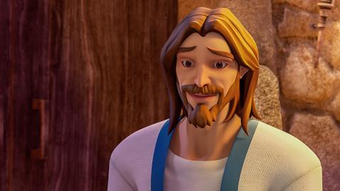 Jesus looks with compassion