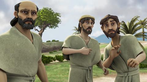 Job's friends talking