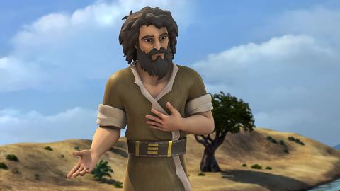 John the Baptist lives in the wilderness