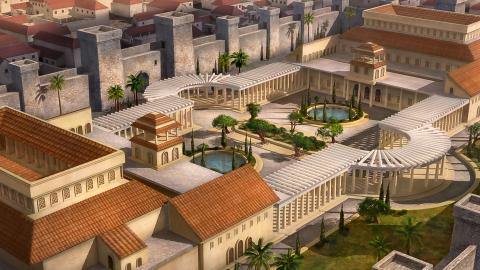 King Herod's Palace was right next to the prison that held Peter