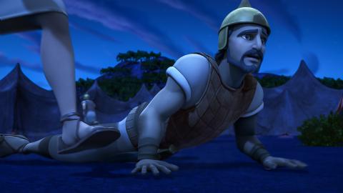 Gideon's army of 300 defeat the Midianites with God's help