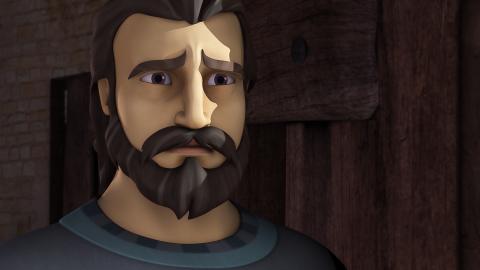 The prodigal son's father seems worried