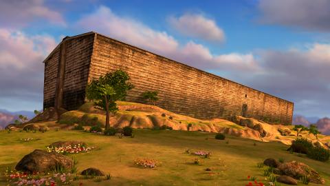The ark is on Mount Ararat