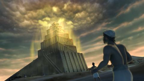 People building the tower of Babel