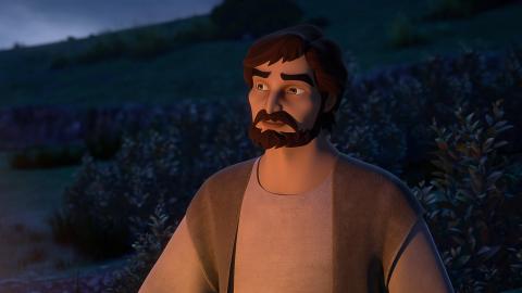 Judas, son of James, one of Jesus’ twelve disciples listening
