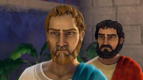 The Epicurean and Stoic philosophers interested in hearing and debating Paul's strange new ideas about the Gospel