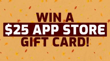 $25 App Store Gift Card Contest 