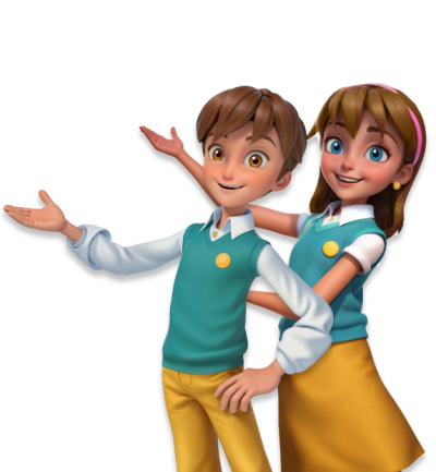 Chris and Joy standing next to each other