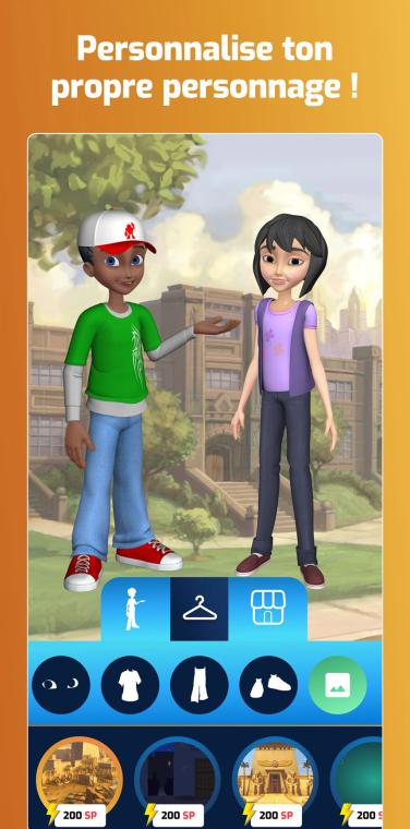 Superbook Bible App Customize Screen