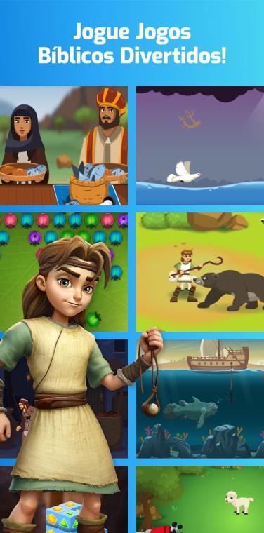 Superbook Bible App Games Screen