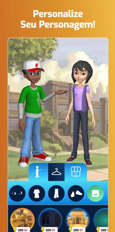 Superbook Bible App Customize Screen