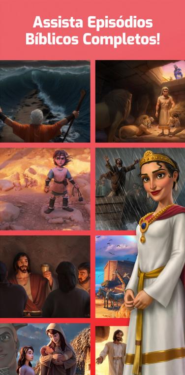 Superbook Kids Bible App Videos Screen